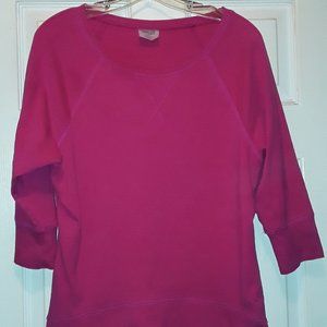 Danskin Now womens pink 2 pc.shirt/pant set size S